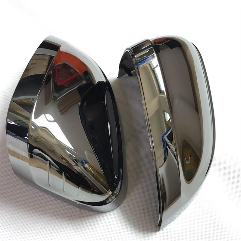 QASULER Glossy Piano Black Mirror Cover for A4 B9 A5 - Image 2