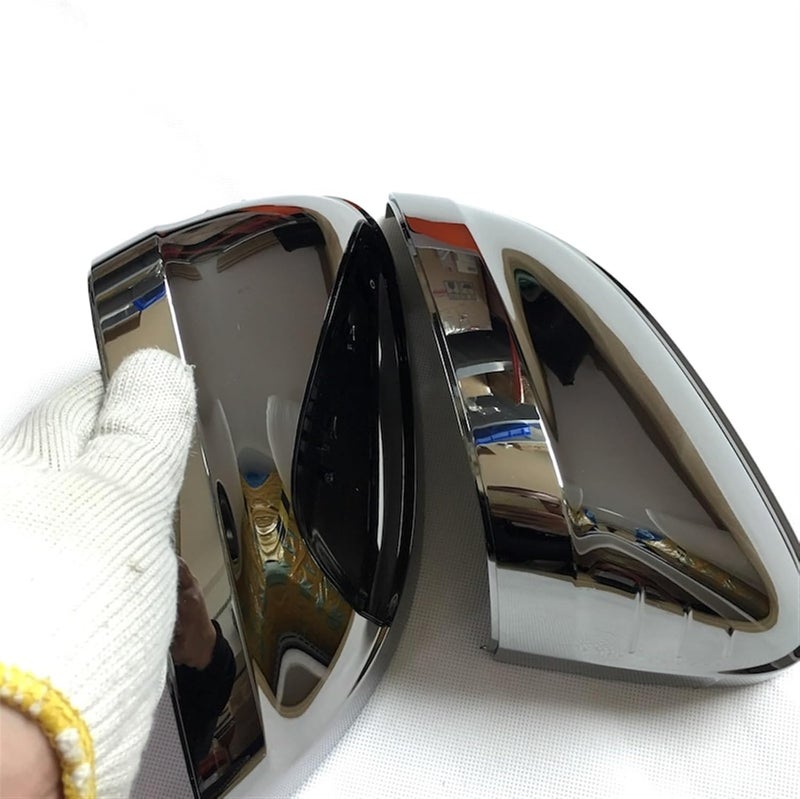 QASULER Glossy Piano Black Mirror Cover for A4 B9 A5 - Image 4