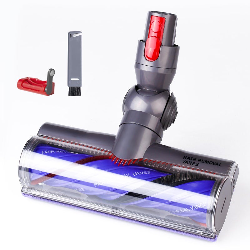 keluke Quick-Release Replacement Vacuum Head Compatible with Dyson V7,V8, V10,V11,V15 Cordless Vacuum Cleaners, Upgrade Anti-Tangle Replacement Head for Carpets Rugs - Image 1