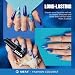 MEFA Blue Gel Nail Polish Set,6 Colors Midnight Navy Sapphire Blue Nail Polish Azure Glitter Dark Shades Starter Kit Soak Off Shimmer Gel Nail Art Design DIY Salon Manicure Holiday Gift for Women - Image 3