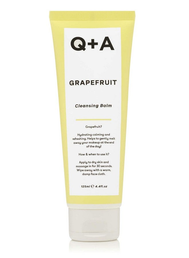 كيو+إيه بلسم تنظيف البشرة برائحة الجريب فروت، مزيل المكياج، 125 مل / 4.4 أونصة سائلة - Image 1