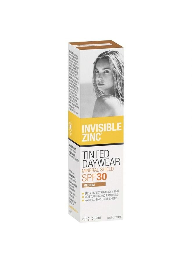 Invisible Zinc Tinted Daywear (Medium) SPF 30+ UVA-UVB 50g 