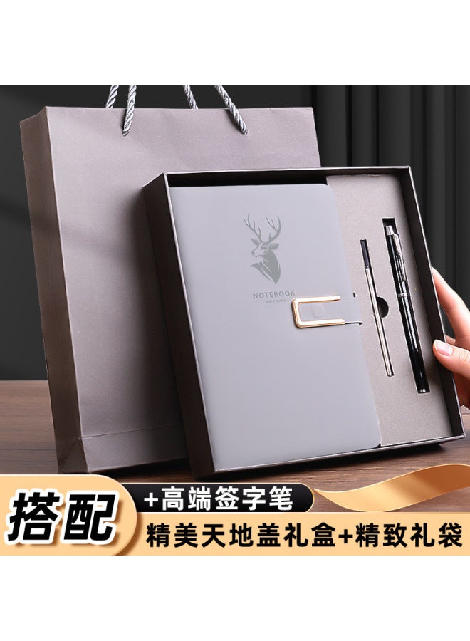 Amari A5 Notebook Business Office Work Meeting Recording Book Simple Buckle Thickened Notepad Printable Logo - Image 1