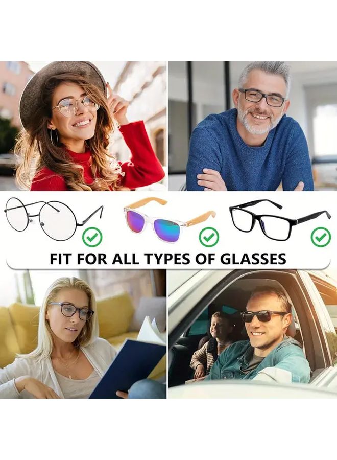 قطعتان حامل لربطة النظارات حبل الرقبة مثبت للرجال والنساء سلسلة النظارات الشمسية - Image 5