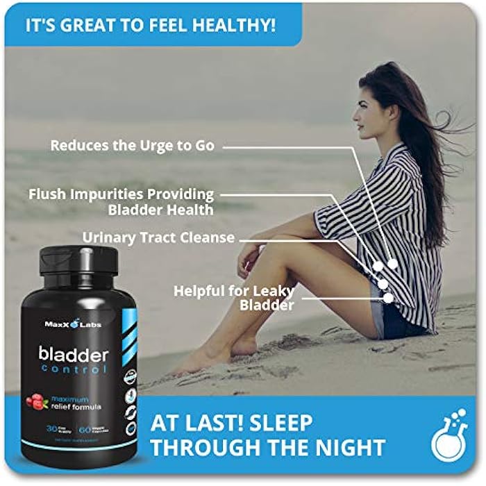 MaxX Labs Bladder Control Supplement - Overactive Bladder Control Pills - Pumpkin Seed Extract, Cranberry Extract & Vitamin D3 - Urinary Tract Health Support for Women & Men - 60Ct - Image 3