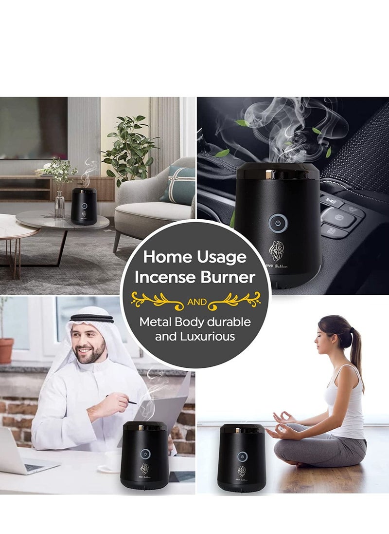 Bakhoor Electric Oud Incense Bukhoor Burner Aroma Diffuser With Long Lasting Battery Usb Rechargeable Great Gift For Home, Car, Desert Camping And Travel  - Image 2
