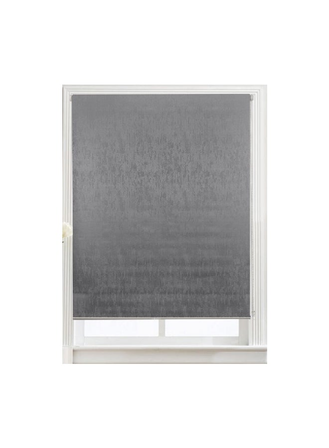 Micasa Rectangular Shaped Jacquard Window Roller Blinds Grey 180 X 240 Cm 2023Wb027 - Image 1