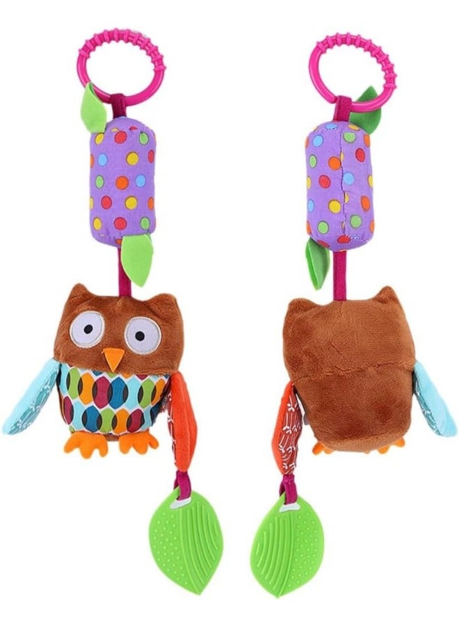 Soft Hanging Baby Rattle Toy with Teethers, Ring Clip, for Stroller, Car Seat, Travel Bed for Boys and Girls, 1pc, 35cm CODE/SKK-003 - Image 4