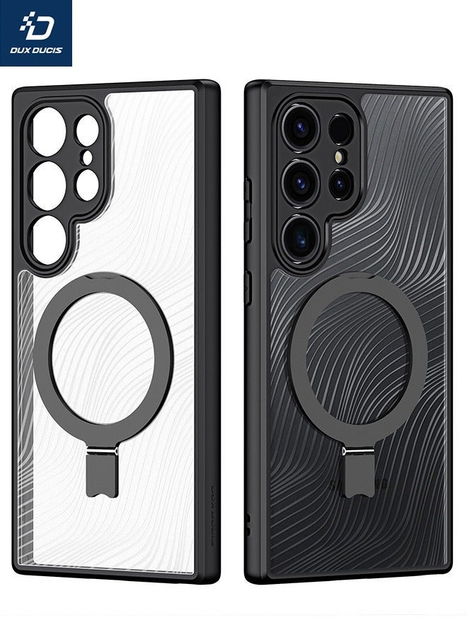 TEAM LUXURY Samsung Galaxy S24 Ultra Case, Magnetic [Compatible with Magsafe] with Ring Holder Kickstand, Shockproof Full Camera Protection, Slim Mil-Grade Shockproof Back Cover for Samsung S24 Ultra 6.8''  - Image 1