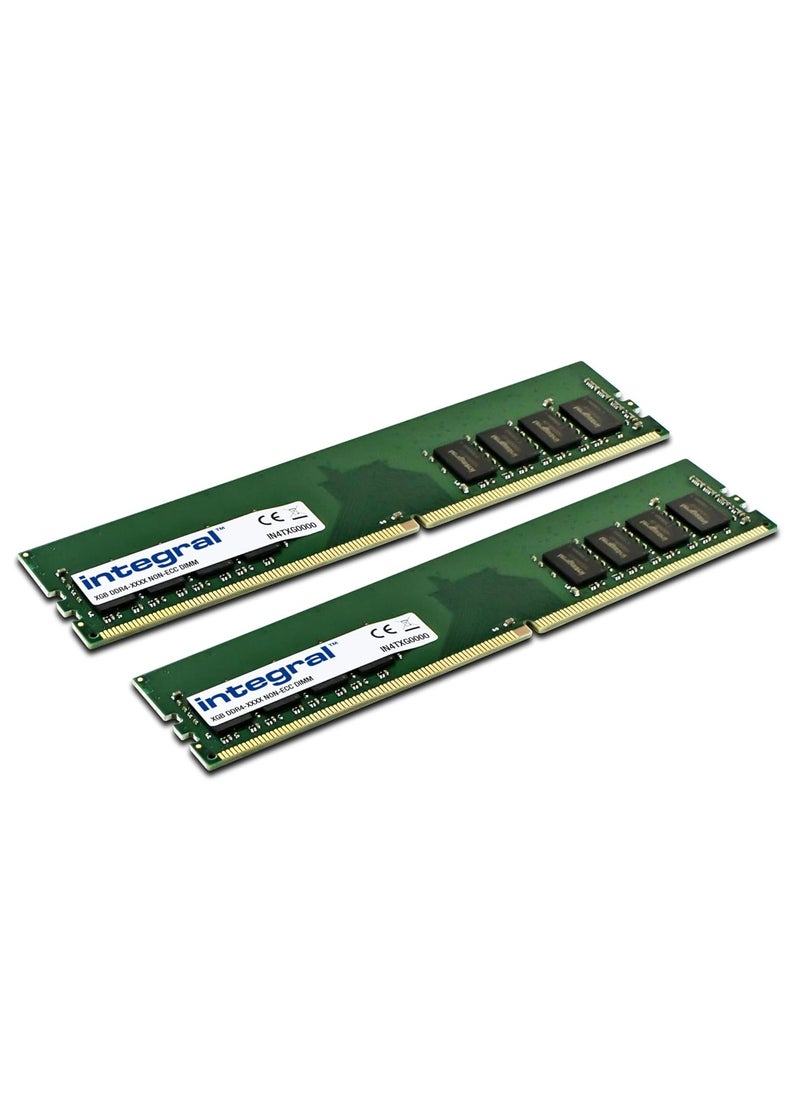 Integrals 32GB 2x16 DR4 24000MHz SD Desktop PC4-19200 DDR4 Memory Kit  - Image 1