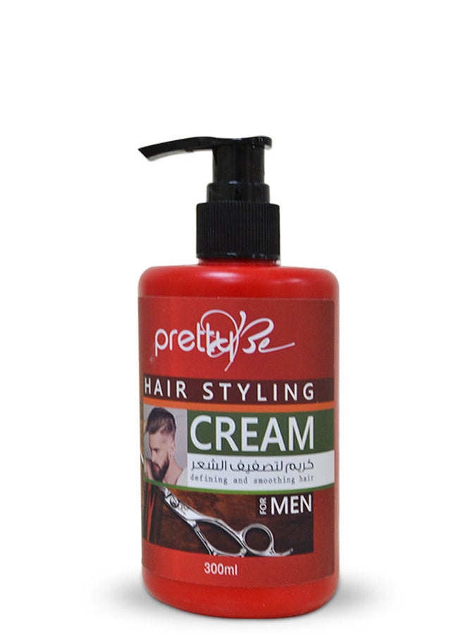 Pretty Be - Hair Styling Cream For Men, Defining And Smoothing Hair - 300ml - Image 1