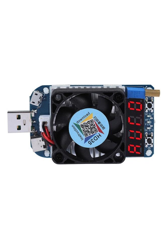 Thoraya USB Electronic Load Resistor Voltage Flow Meter Discharge Battery Tester HD35 (5A/35W)  - Image 4