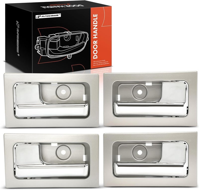 A-Premium Chrome Interior Door Handles Set for Ford F-150 - Image 1