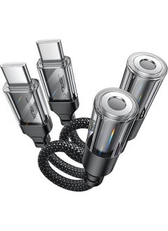 Aux To Usb C Adapter Compatible With Iphone 16 Pro Max 2Pack Usb C To 3.5Mm Audio Headphone Dongle Cord Compatible For Iphone 16 15 Pro Samsung Galaxy S24 S23 S22 Ultra Ipad Pro Pixel 9 8