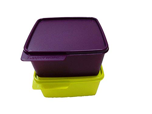 Tupperware طقم حاويات بلاستيكية توبيروار توبين كييب (1.2 لتر، أي لون) - 2 قطعة - Image 4