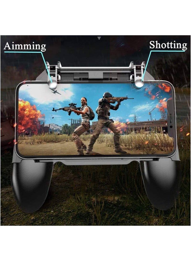جهاز تحكم ألعاب محمول لـ PUBG Mobile Controller L1R1 Mobile Game Trigger Joystick Gamepad لهواتف iOS و Android مقاس 4-6.5 بوصة (تحديث W10) - Image 3