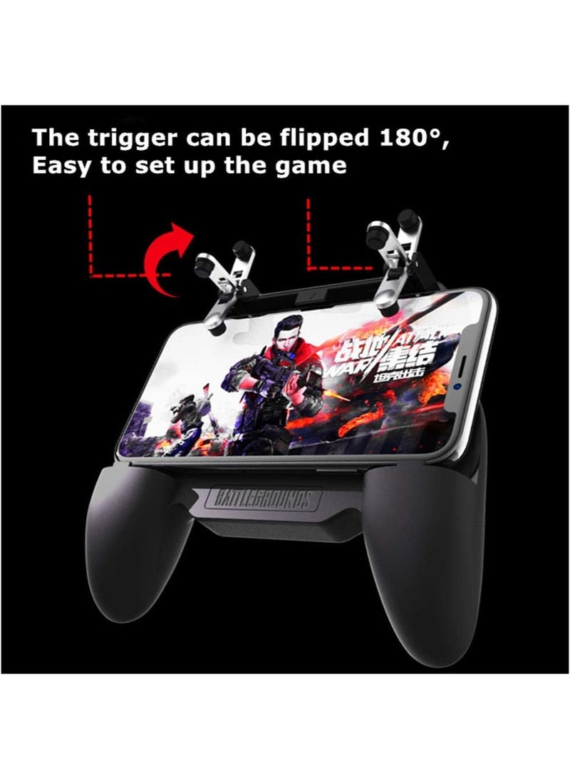 جهاز تحكم ألعاب محمول لـ PUBG Mobile Controller L1R1 Mobile Game Trigger Joystick Gamepad لهواتف iOS و Android مقاس 4-6.5 بوصة (تحديث W10) - Image 4
