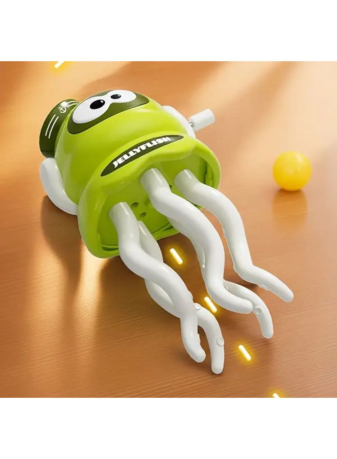 Green Winding Octopus Toy Wind Up Moving Tentacles Desk Fidget - Image 5