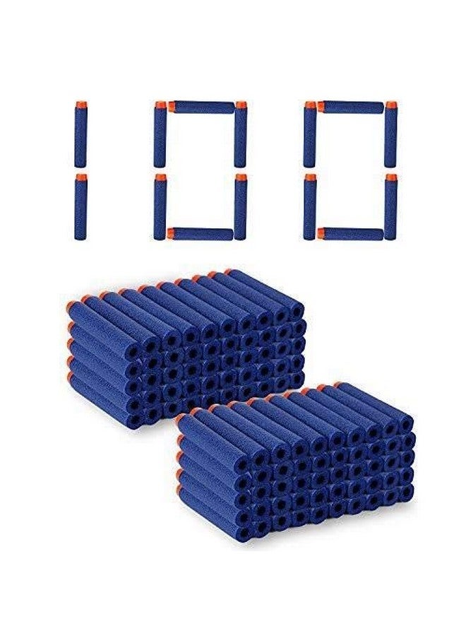 ZZ ZONEX Toy Bullet Foam Dart Bullets For N Strike Elite Guns, 100 -Pieces, (Blue), Adult - Image 1