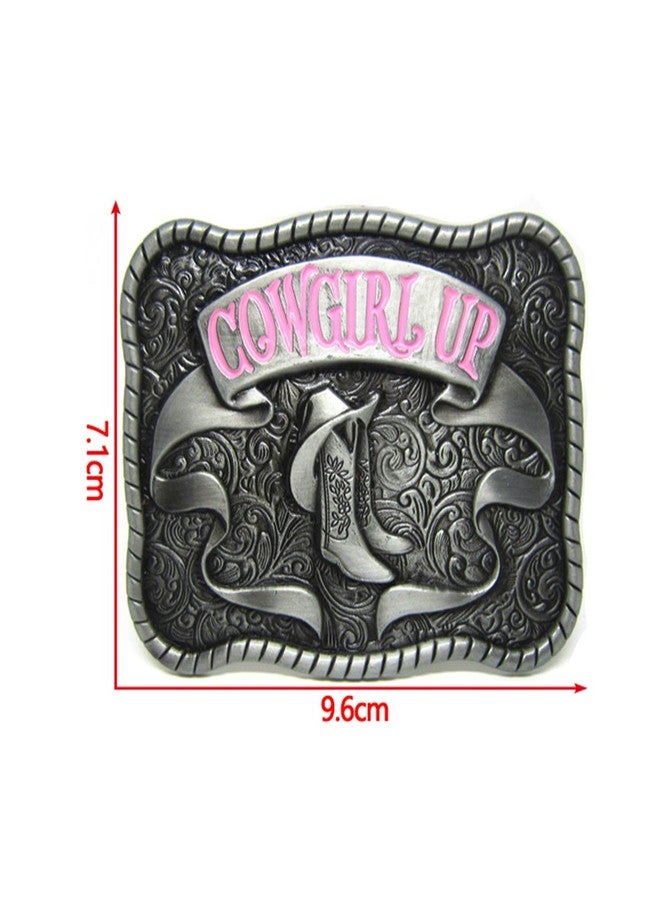 ماسوب فوغو أحذية رعاة البقر من ماسوب فوغو، أحذية رعاة البقر ذات اللون الوردي، أبازيم حزام ناعمة للنساء والفتيات - Image 3