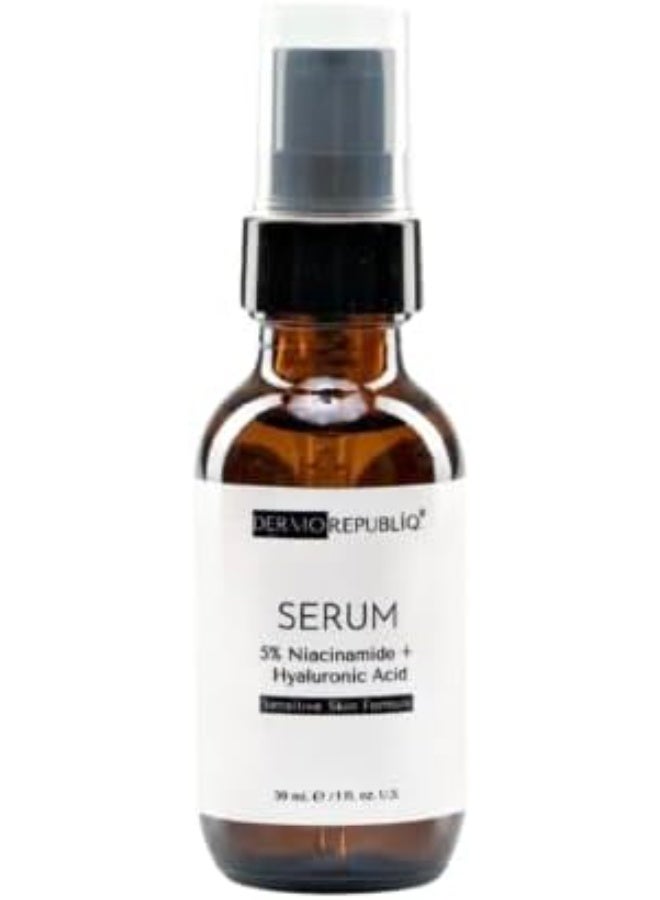 DERMA REPUBLIQ سيروم 5% نياسيناميد مع حمض الهيالورونيك للوجه | سيروم الهيالورونيك - Image 3