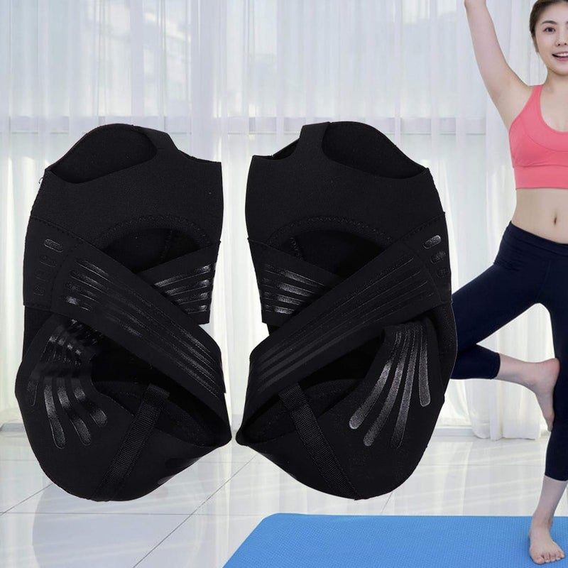 klarako Yoga Shoes, Anti-Slip Yoga Shoes,Yoga Yoga Shoes,Anti-Slip Yoga Shoes Women Girls Soft Sole Anti-Slip Professional Indoor for Women/Socks Elastic Yoga Shoes - Image 5