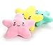 Ytuomzi Pet Bite Squeaky Toys Smile Star Cute Stuffed Toys for Dogs Puppy Biting BB Sound Chew Squeaker Cloud Shape Plush Toy for Cats Small Animals Exercise Entertainment3 Pack Star - Image 3