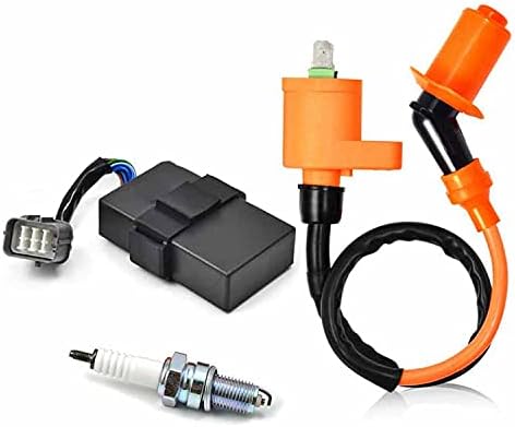 SEMOLTO Ignition Coil, Spark Plug & CDI Box for Honda FourTrax 300 TRX300 TRX300FW (1998-2000) - Image 1