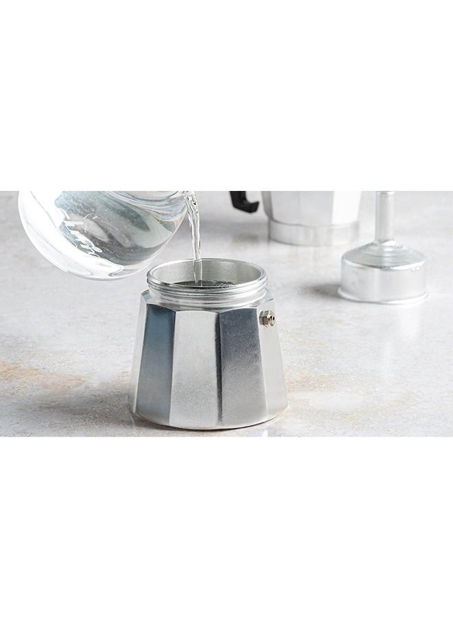 DESSINI Dessini aluminum 12cup coffee maker  600ml black/silver  - Image 4