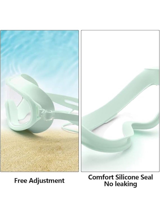 SUCITY Swim Goggles 180° Wide View-No Leaking Anti-Fog Swimming Goggles for Adult Men Women Youth-UV Protection Pool Goggles - Image 2