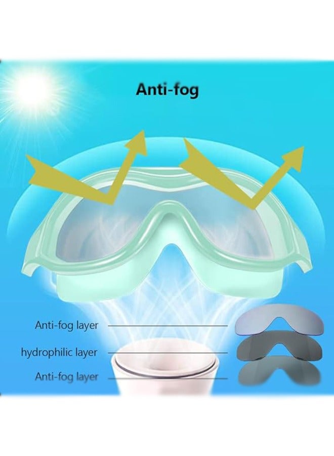 SUCITY Swim Goggles 180° Wide View-No Leaking Anti-Fog Swimming Goggles for Adult Men Women Youth-UV Protection Pool Goggles - Image 3