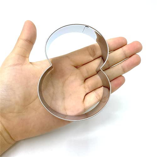 LILIAO Number 8 Cookie Fondant Biscuit Cutter for Birthday/Anniversary/Special Day - 2.8 x 3.6 inches - Stainless Steel - Image 3
