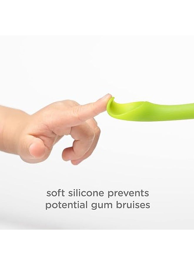 Photon 2 ملعقة تغذية من السيليكون، ملعقة تدريب ذات رأس ناعم من السيليكون للأطفال الرضع والأطفال الصغار في المرحلة الأولى من العمر، أدوات تغذية متينة للفطام - Image 5