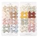 CellElection Baby Girls Hair Bow ClipsTiny Bows Cotton Fully Lined Hair Clips Fine Hair for Girls Infants Toddlers 32pcs - Image 2