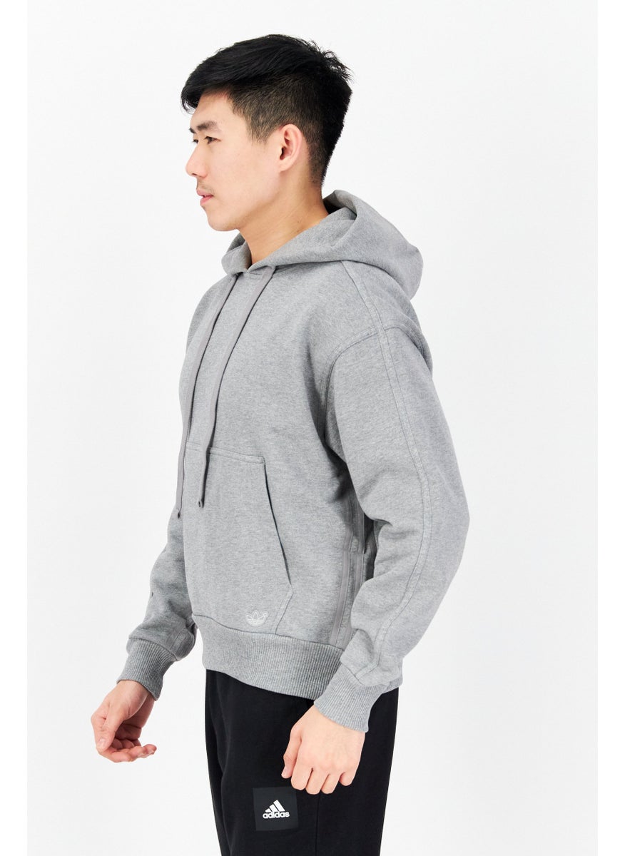 adidas Originals Men Sportswear Fit Training Hoodie, Grey  - Image 2