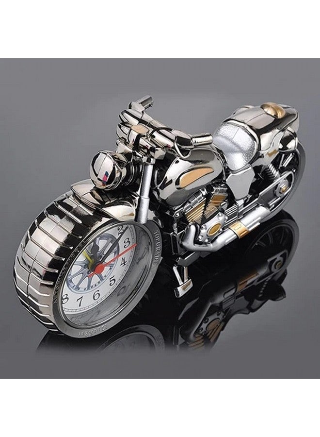 BHOOLU&GOOLU Retro Style Motorcycle Shape Alarm Clock - Creative Showpiece - Home Decorator- 1Piece/Box - Image 2