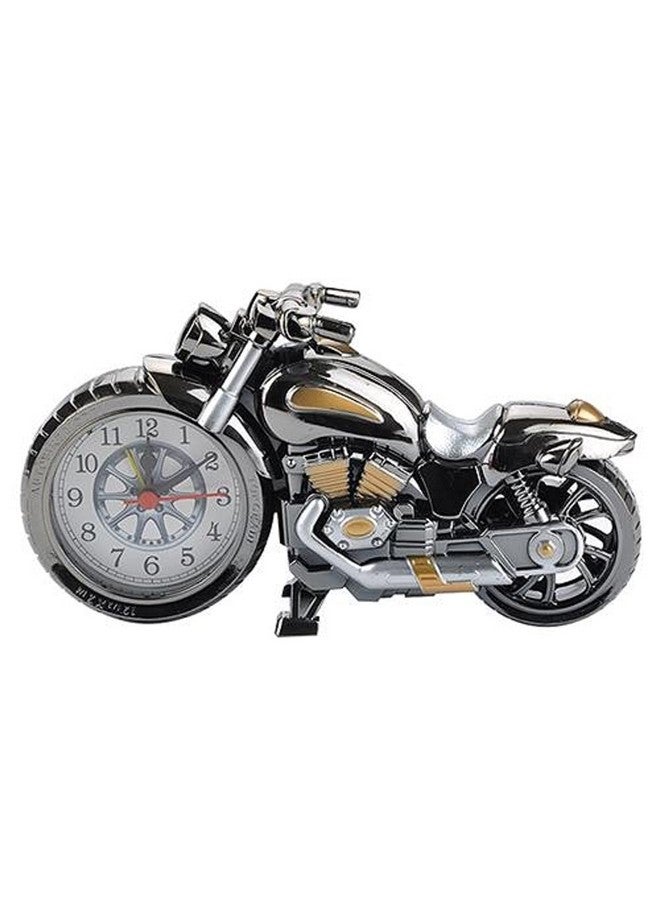 BHOOLU&GOOLU Retro Style Motorcycle Shape Alarm Clock - Creative Showpiece - Home Decorator- 1Piece/Box - Image 1