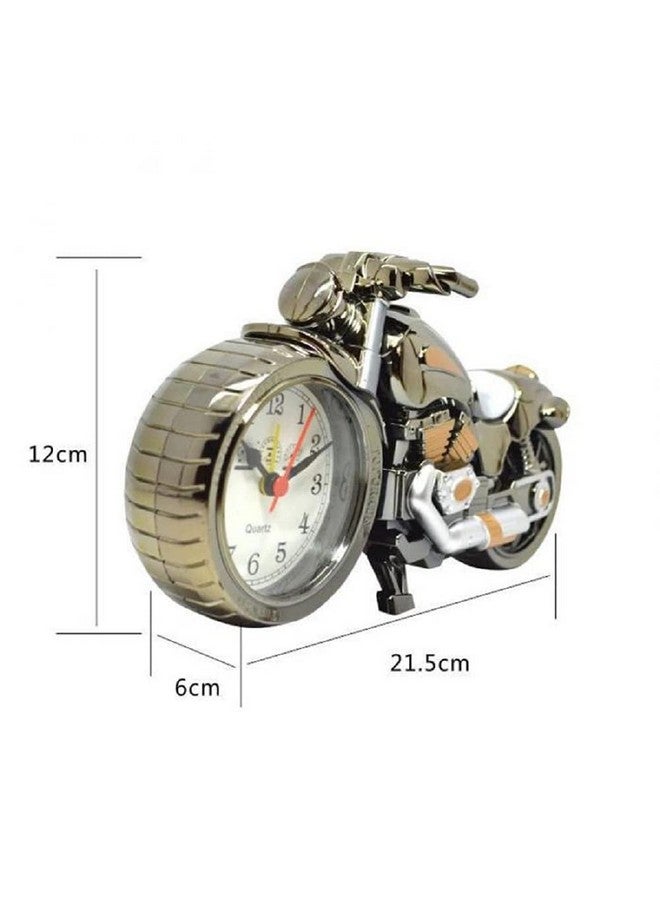 BHOOLU&GOOLU Retro Style Motorcycle Shape Alarm Clock - Creative Showpiece - Home Decorator- 1Piece/Box - Image 3