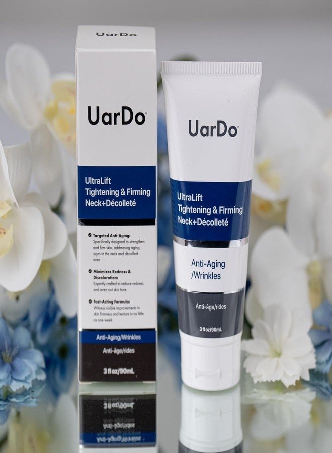 Uardo UltraLift Tightening & Firming Neck+Décolleté 3 Fl Oz/ 90ml - usn116 | For All Skin Types | Helps with Sagging, Fine Lines, & Wrinkles | For Women and Men - Image 2