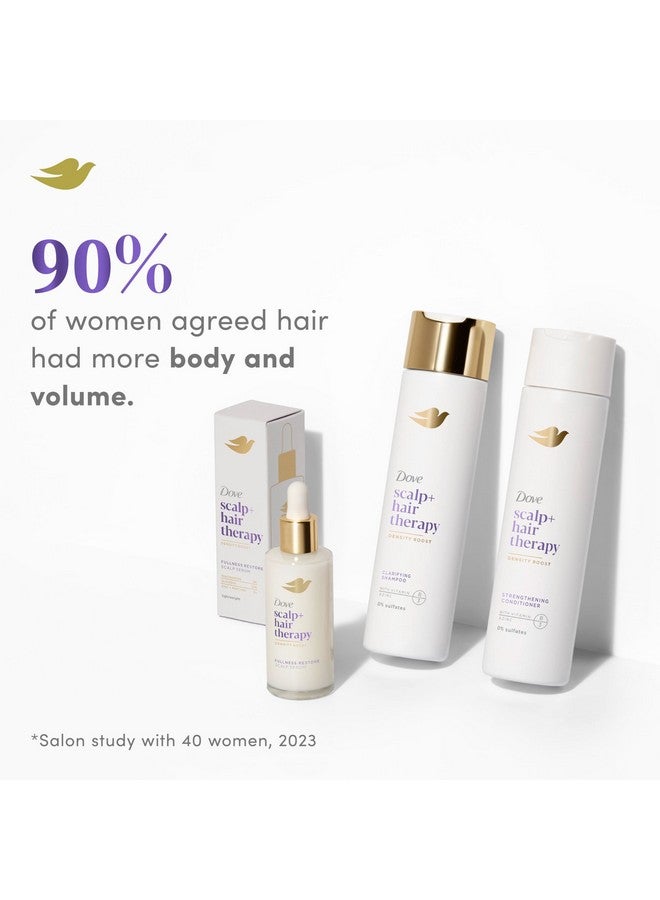 Dove Density Boost Clarifying Shampoo Scalp + Hair Therapy for Gentle Cleansing, with Vitamin B3, Zinc and 0% sulfates, 9.25 oz - Image 3