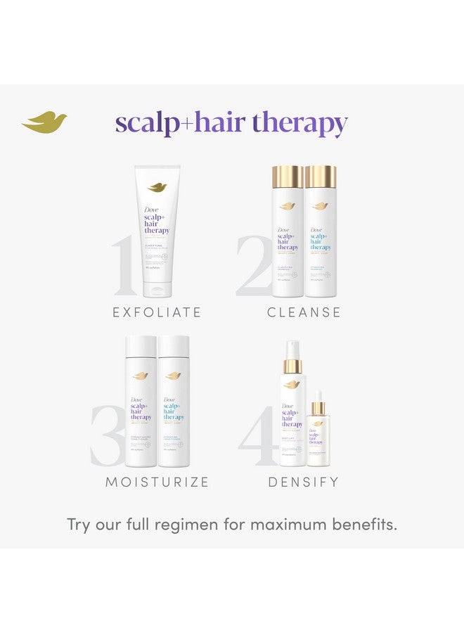 Dove Density Boost Clarifying Shampoo Scalp + Hair Therapy for Gentle Cleansing, with Vitamin B3, Zinc and 0% sulfates, 9.25 oz - Image 4