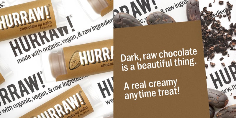 Hurraw! Chocolate Lip Balm, 3 Pack: Organic, Certified Vegan, Cruelty and Gluten Free. Non-GMO, 100% Natural Ingredients. Bee, Shea, Soy and Palm Free. Made in USA - Image 4