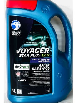 ADNOC Voyager Star Plus Eco 5W30 Fully Synthetic Engine Oil 4Ltr  - Image 1