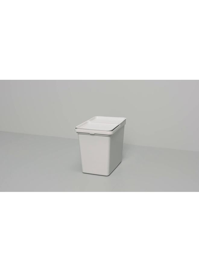 erorex Bin with lid, light grey, 10 l - Image 2