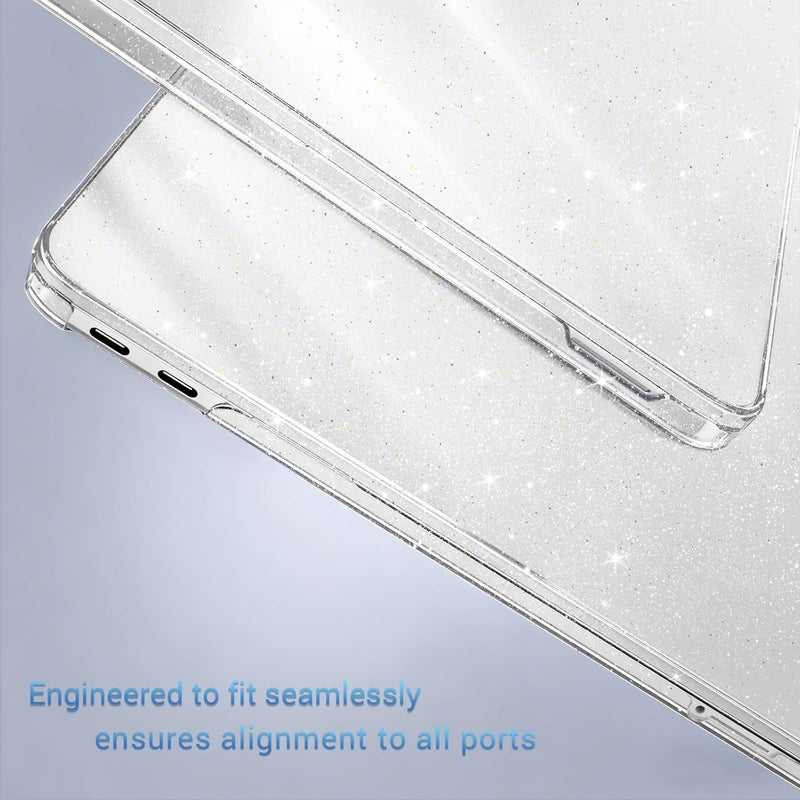 موسيسو غطاء اللامع المتوافق مع MacBook Neo مقاس 13 بوصة إصدار 2026 موديل A3404 بشريحة A18 Pro، غطاء صلب واقٍ مقاوم للكسر وغطاء لوحة مفاتيح وغطاء شاشة وحقيبة، شفاف - Image 4