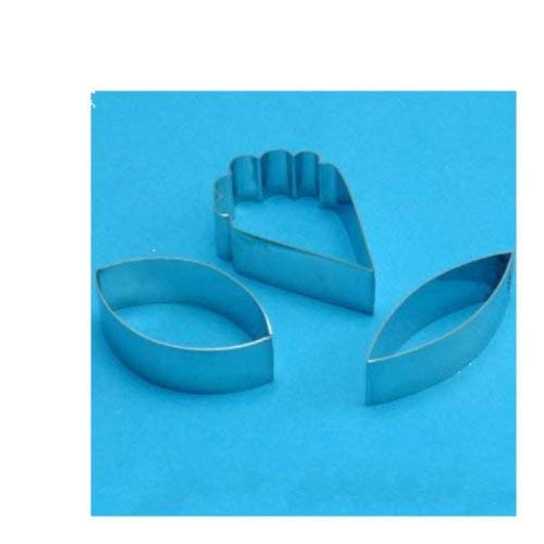 PME Sugarcraft Cattleya Orchid Petal Cutters  Stainless Steel  Set of 3  Standard  Silver - Image 3