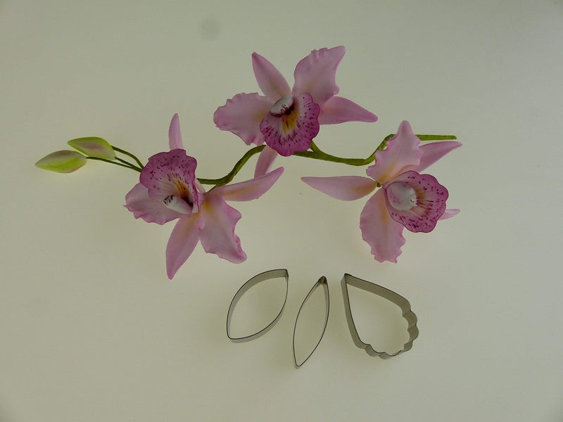 PME Sugarcraft Cattleya Orchid Petal Cutters  Stainless Steel  Set of 3  Standard  Silver - Image 4
