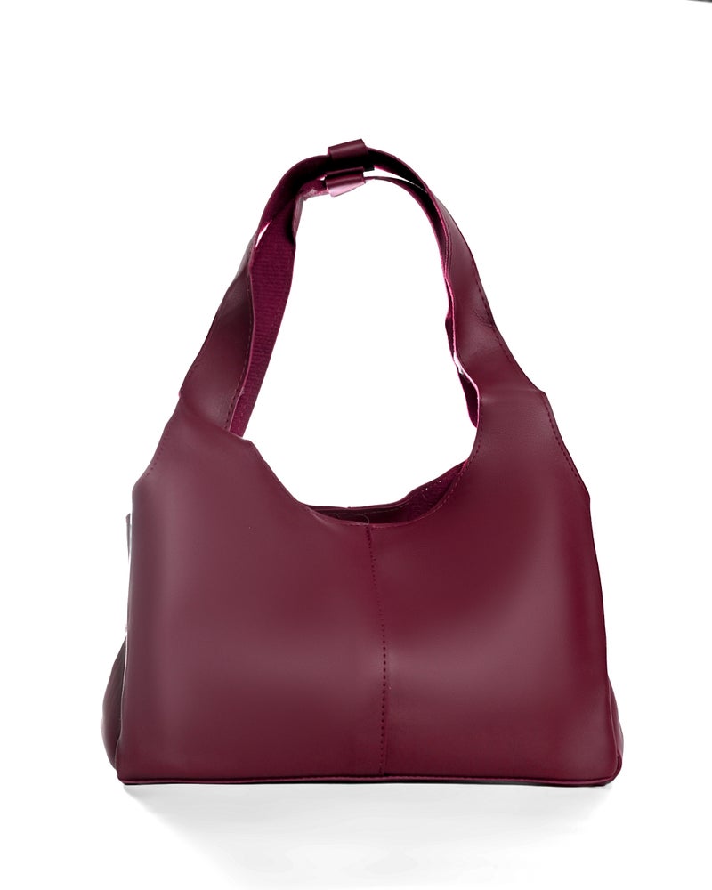 Leather Shoulder Bag - Timeless Style for Modern Women - Image 1