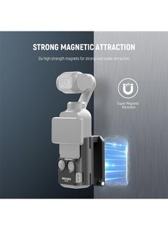 Neewer NEEWER Magnetic Mount Stand Compatible with DJI Osmo Pocket 3, 180° Adjustable Lightweight Mini Camera Holder, Multifunctional Accessories Expansion Adapter Bracket for Pocket 3 Battery Handle, AC015  - Image 3