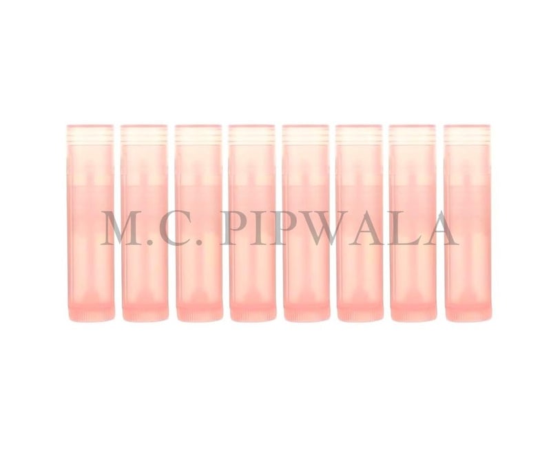 M.C. PIPWALA MC PIPWALA 5 Gm Empty ChapstickLip Stick Tube Container for Lipstick Lip Balm Cosmetic and Makeup Use 24 PCS Pink  - Image 2